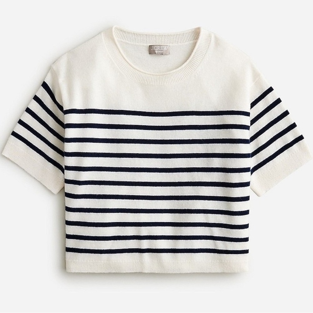 J. Crew Cashmere Sweater in Cream